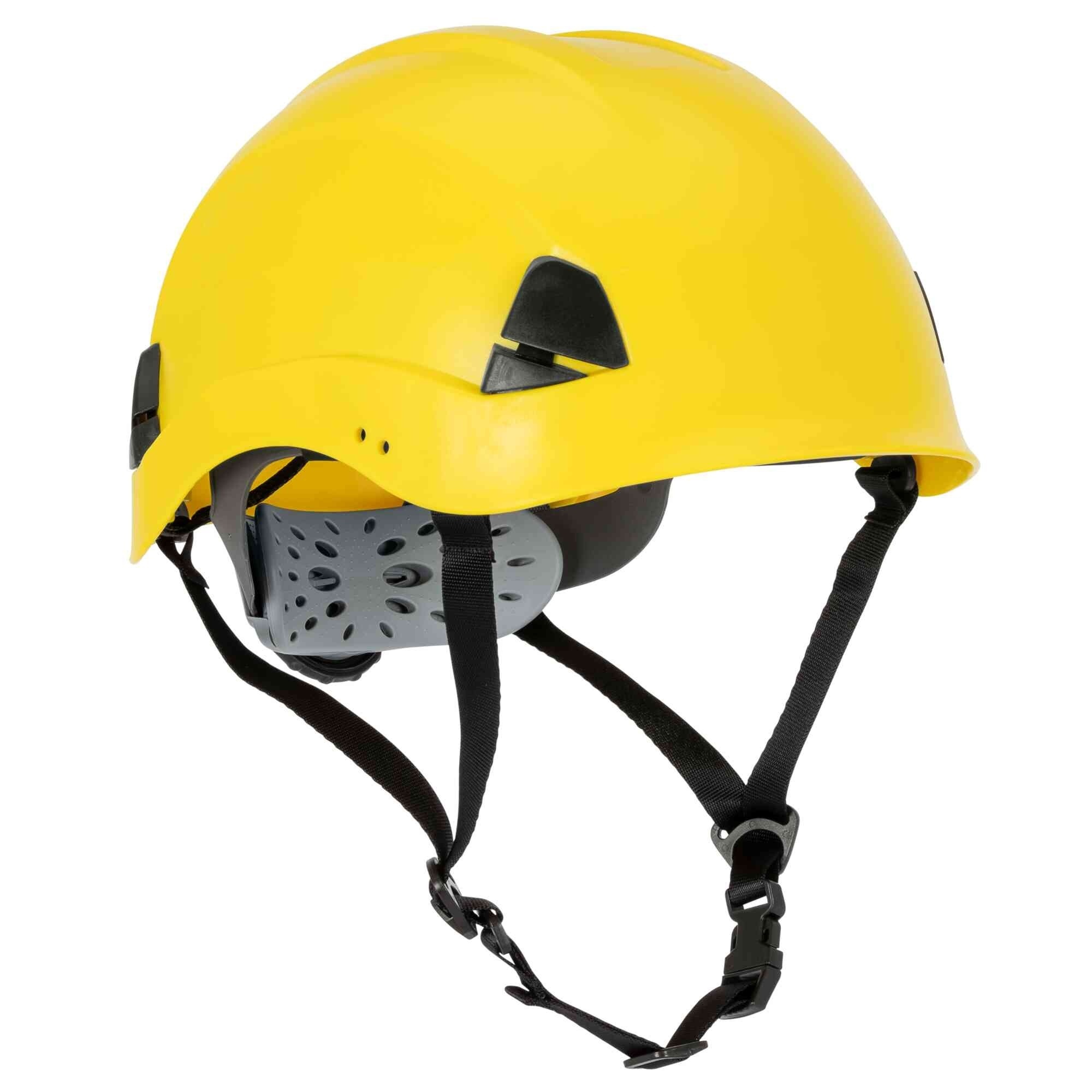 Jackson Safety Hard Hat — CH-300 Series, Industrial Climbing, Non-Vented, Yellow, Model# 20901